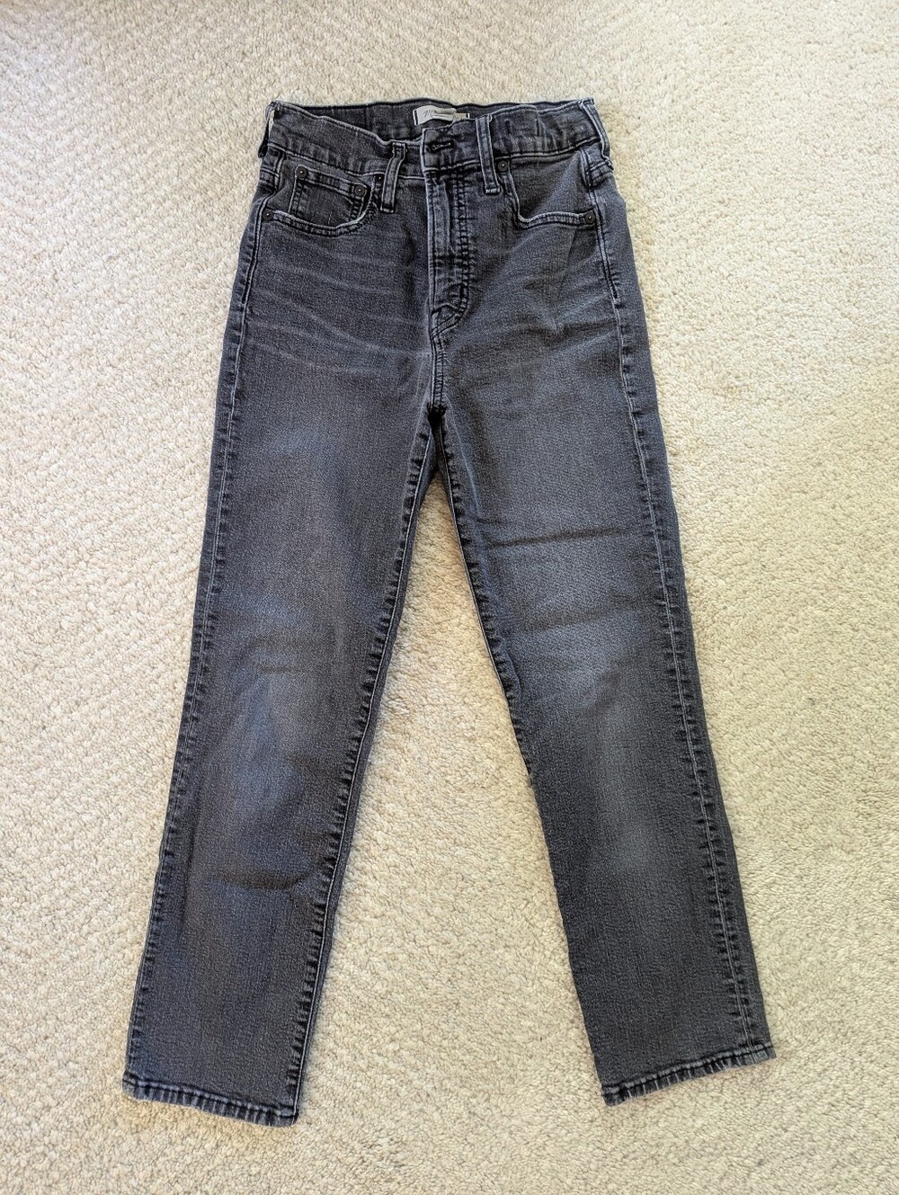 Madewell Perfect Vintage Crop Jean In Black